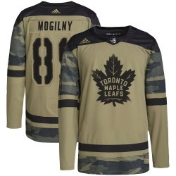 Alexander Mogilny Toronto Maple Leafs Men's Adidas Authentic Camo Military Appreciation Practice Jersey