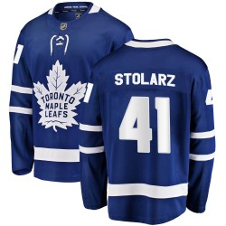 Anthony Stolarz Toronto Maple Leafs Men's Fanatics Branded Blue Breakaway Home Jersey
