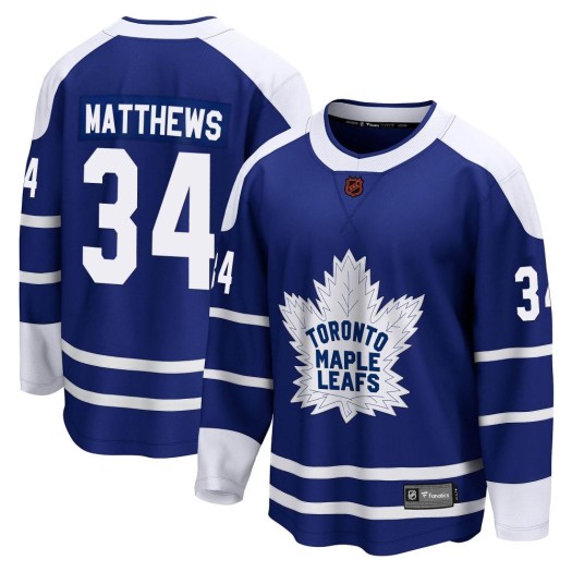 Auston Matthews Toronto Maple Leafs Men's Fanatics Branded Royal Breakaway Special Edition 2.0 Jersey