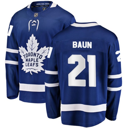 Bobby Baun Toronto Maple Leafs Youth Fanatics Branded Blue Breakaway Home Jersey