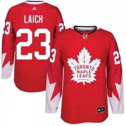 Brooks Laich Toronto Maple Leafs Men's Adidas Authentic Red Alternate Jersey