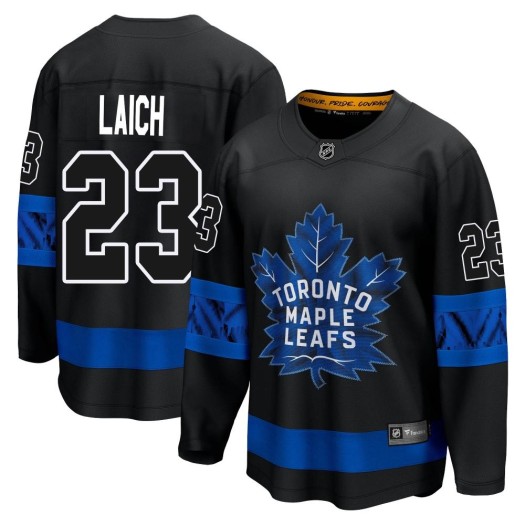 Brooks Laich Toronto Maple Leafs Men's Fanatics Branded Premier Black Breakaway Alternate Jersey