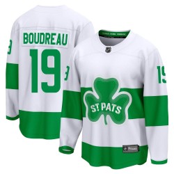 Bruce Boudreau Toronto Maple Leafs Youth Fanatics Branded Premier White Breakaway St. Patricks Alternate Jersey