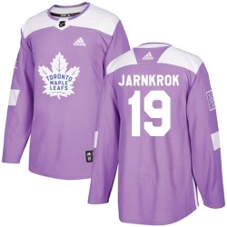 Calle Jarnkrok Toronto Maple Leafs Youth Adidas Authentic Purple Fights Cancer Practice Jersey