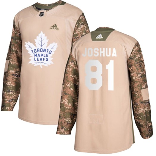 Dakota Joshua Toronto Maple Leafs Men's Adidas Authentic Camo Veterans Day Practice Jersey