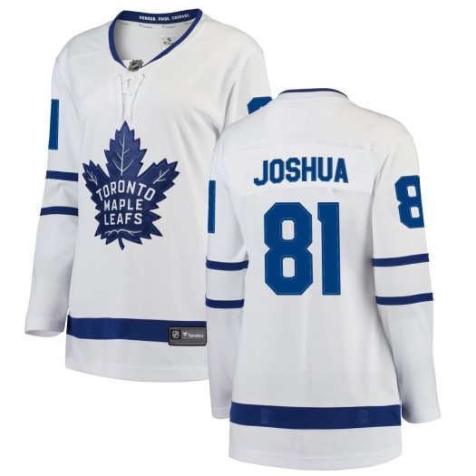 Dakota Joshua Toronto Maple Leafs Women's Fanatics Branded White Breakaway Away Jersey