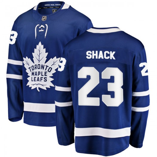 Eddie Shack Toronto Maple Leafs Men's Fanatics Branded Blue Breakaway Home Jersey