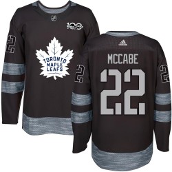 Jake McCabe Toronto Maple Leafs Youth Authentic Black 1917-2017 100th Anniversary Jersey
