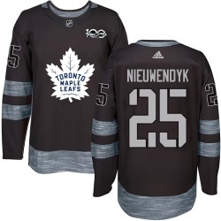 Joe Nieuwendyk Toronto Maple Leafs Men's Authentic Black 1917-2017 100th Anniversary Jersey