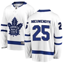 Joe Nieuwendyk Toronto Maple Leafs Men's Fanatics Branded White Breakaway Away Jersey
