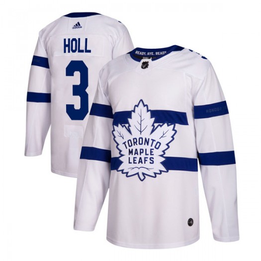 Justin Holl Toronto Maple Leafs Youth Adidas Authentic White 2018 Stadium Series Jersey