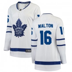 Mike Walton Toronto Maple Leafs Women's Fanatics Branded White Breakaway Away Jersey