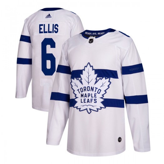 Ron Ellis Toronto Maple Leafs Men's Adidas Authentic White 2018 Stadium Series Jersey