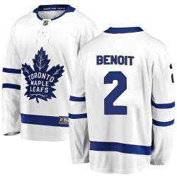 Simon Benoit Toronto Maple Leafs Men's Fanatics Branded White Breakaway Away Jersey