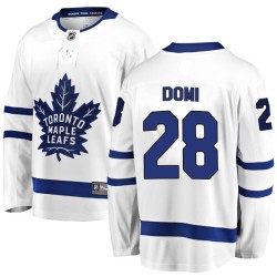Tie Domi Toronto Maple Leafs Youth Fanatics Branded White Breakaway Away Jersey