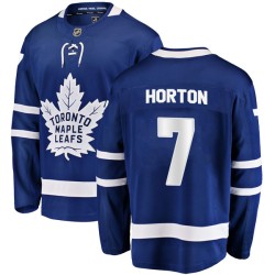 Tim Horton Toronto Maple Leafs Men's Fanatics Branded Blue Breakaway Home Jersey