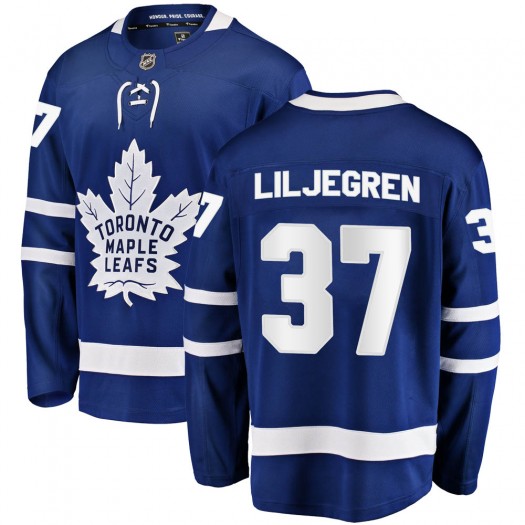 Timothy Liljegren Toronto Maple Leafs Youth Fanatics Branded Blue Breakaway Home Jersey