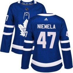 Topi Niemela Toronto Maple Leafs Women's Adidas Authentic Blue Home Jersey