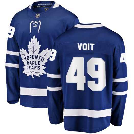 Ty Voit Toronto Maple Leafs Youth Fanatics Branded Blue Breakaway Home Jersey