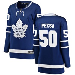 Vyacheslav Peksa Toronto Maple Leafs Women's Fanatics Branded Blue Breakaway Home Jersey